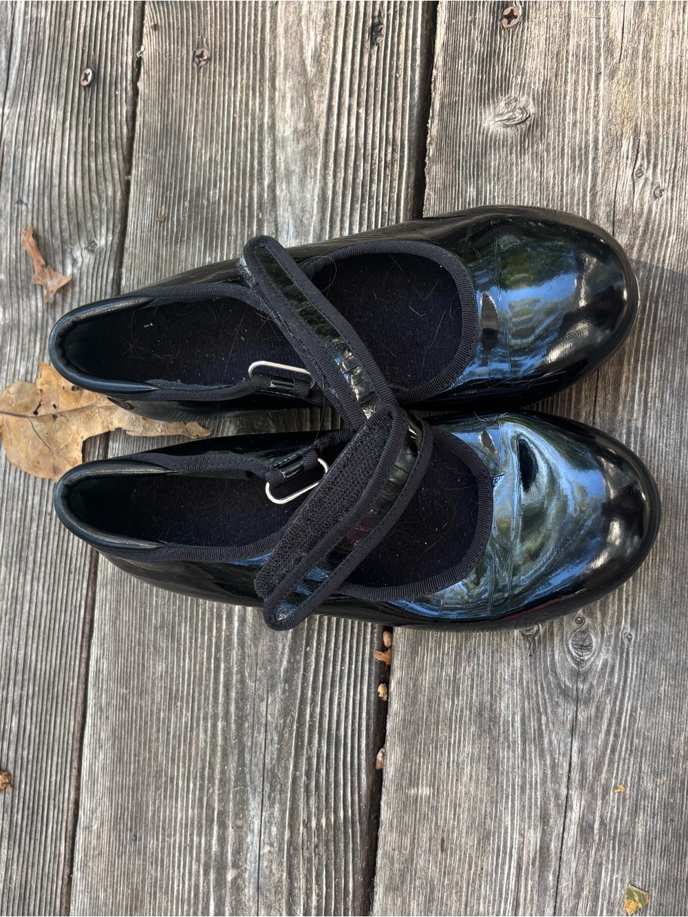 Girls Black Tap Shoes